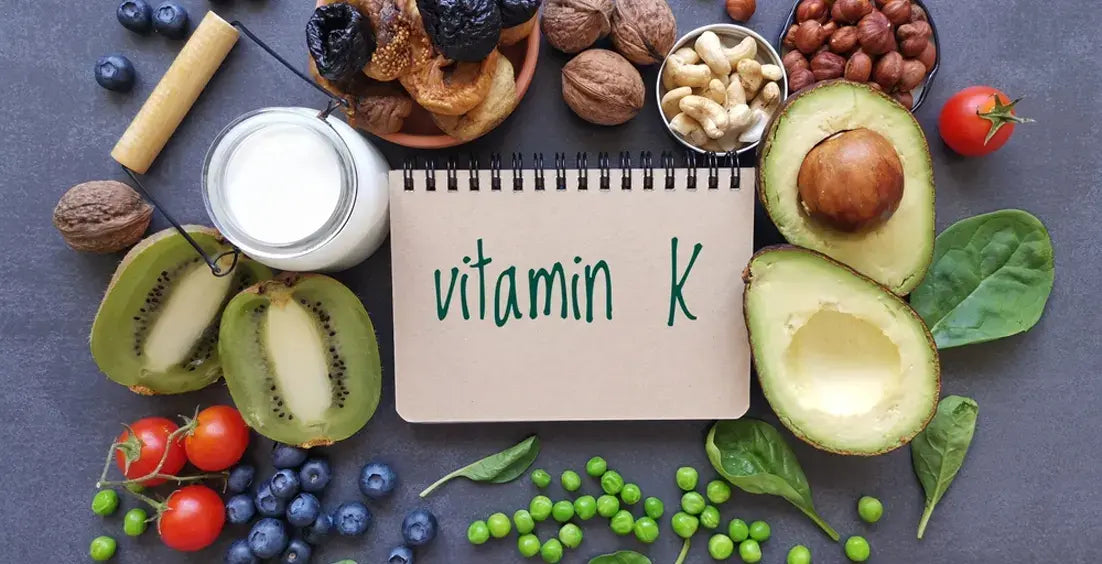 An image showing foods rich in Vitamin K