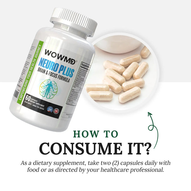 Neuro plus brain and focus formula dosages