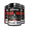 wowmd nitric shock pre workout honeydew watermelon three bottles value pack