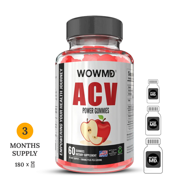Acv power gummies bottle 3