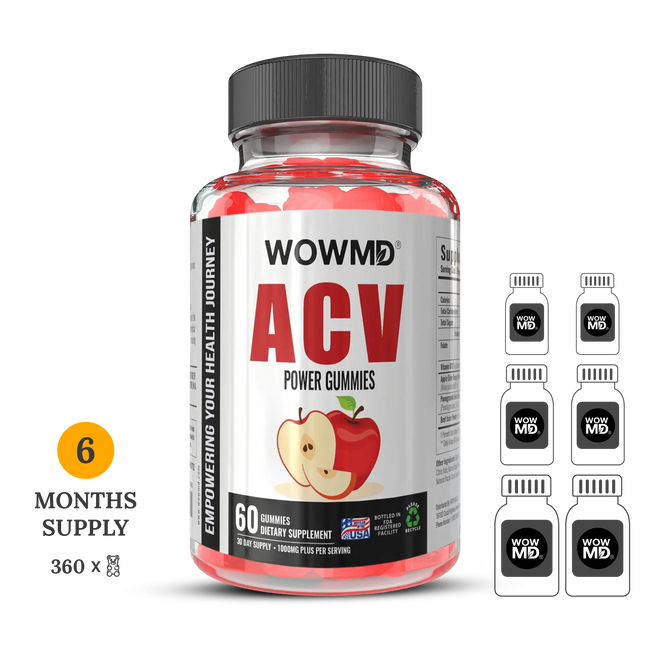 Acv power gummies bottle 6