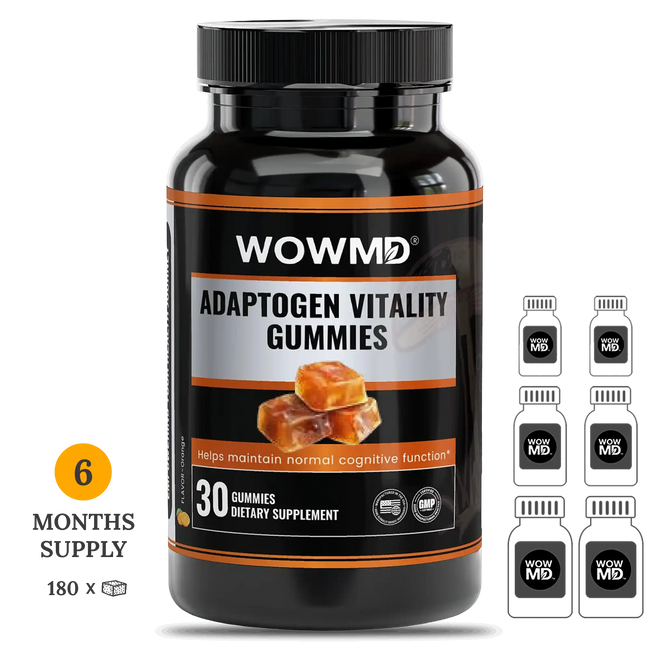 Adaptogen vitality gummies bottle 3