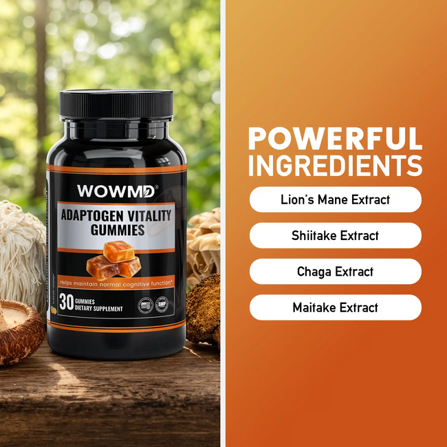 Adaptogen vitality gummies ingredient