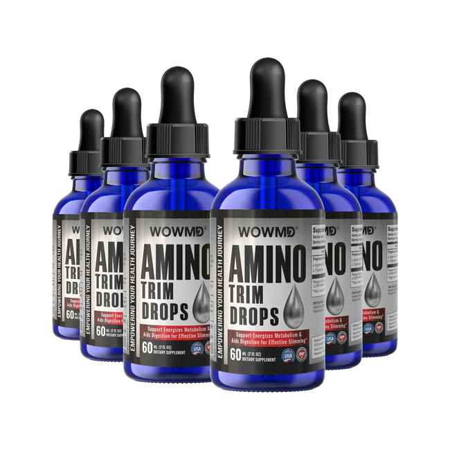 Amino trim drops six bottles value pack