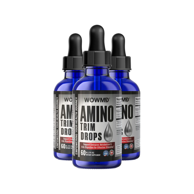 Amino trim drops three bottles value pack