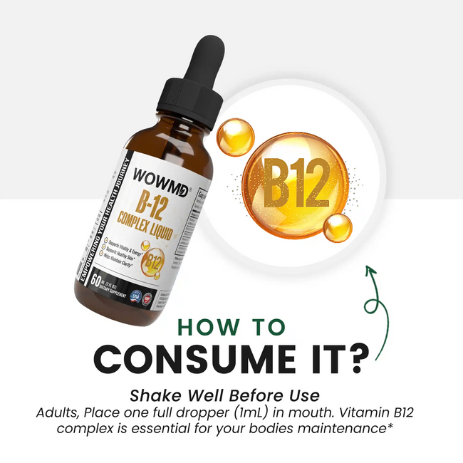 B 12 complex liquid dosages