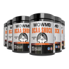 wowmd bcaa shock fruit punch six bottles value pack