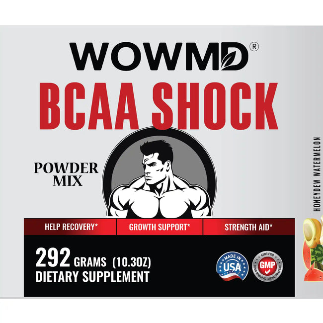 Bcaa shock honeydew watermelon label