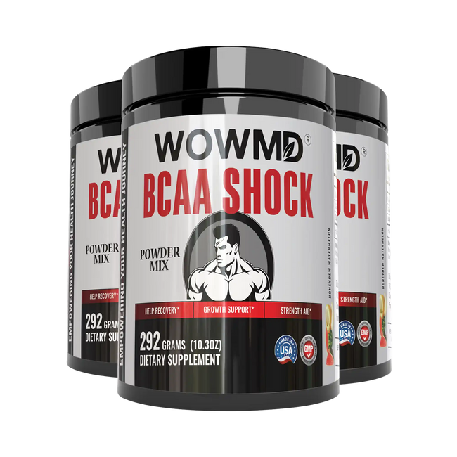 Bcaa shock honeydew watermelon three bottles vlaue pack