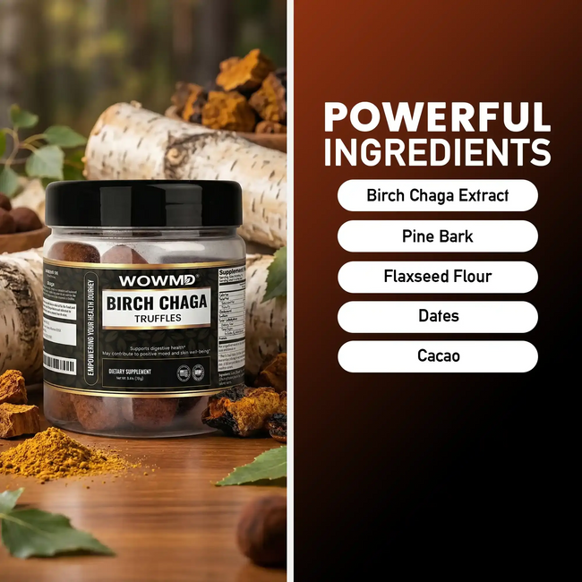 Birch chaga truffles ingredient
