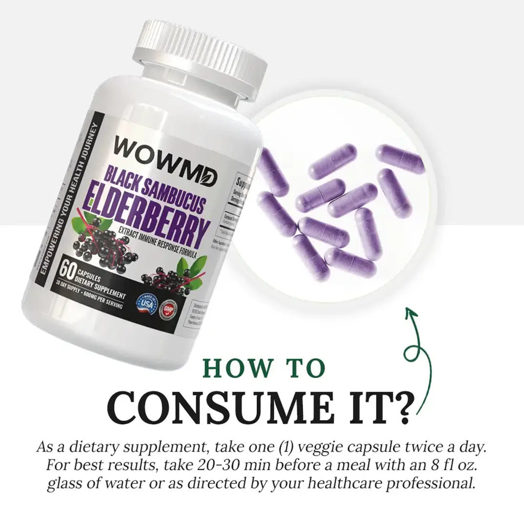 Black Sambucus Elderberry Extract