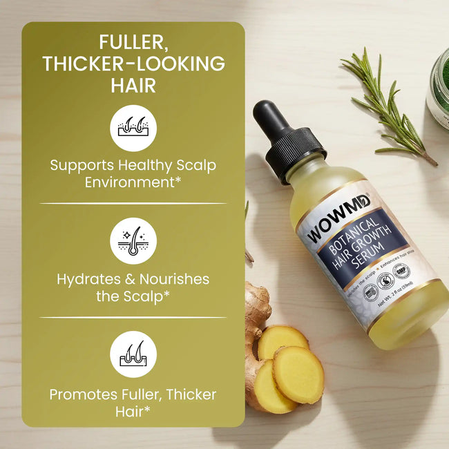 Botanical hair growth serum benefits featured