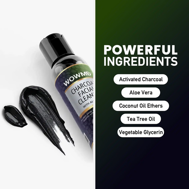 Charcoal facial cleanser ingredient_new