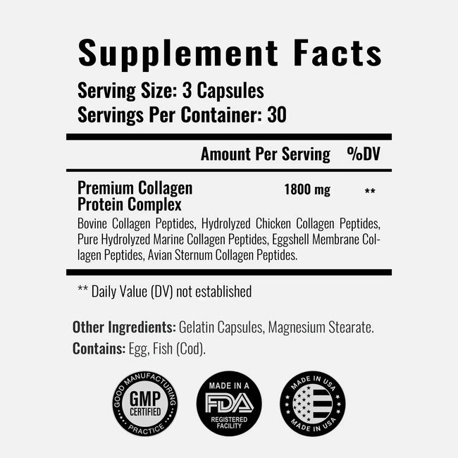 Collagen complex ingredients