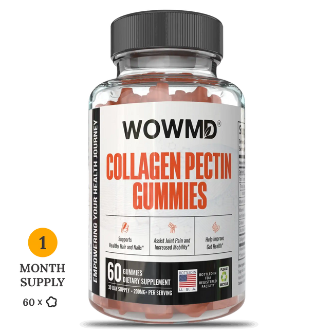 Collagen pectin gummies bottle 1