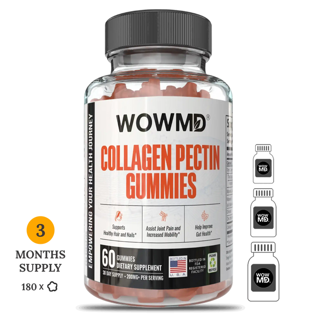 Collagen pectin gummies bottle 3