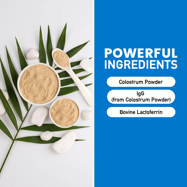 Colostrum plus powder ingredient