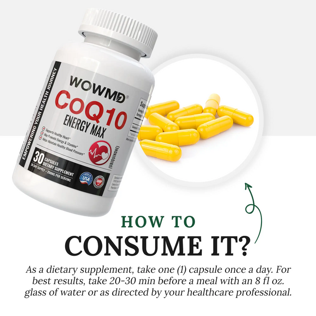 Coq 10 energy max dosages