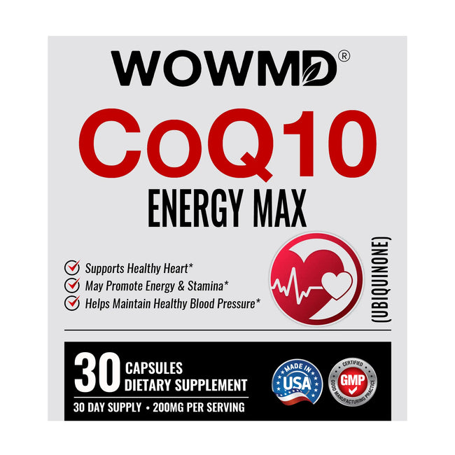 Coq 10 energy max label