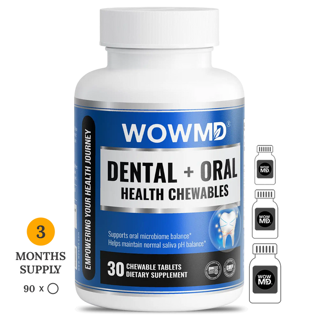 Dental oral health chewables bottle 3