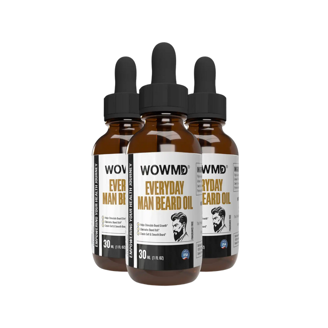 Everyday man beard oil three bottles value pack