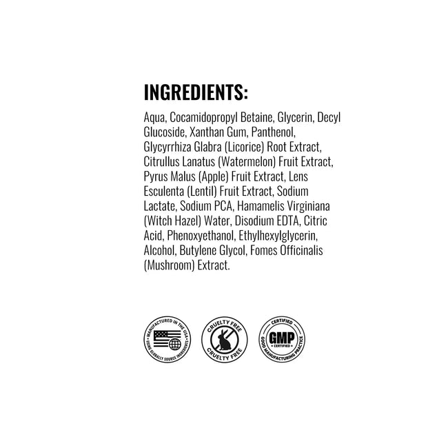 Gentle cleansing gel ingredient