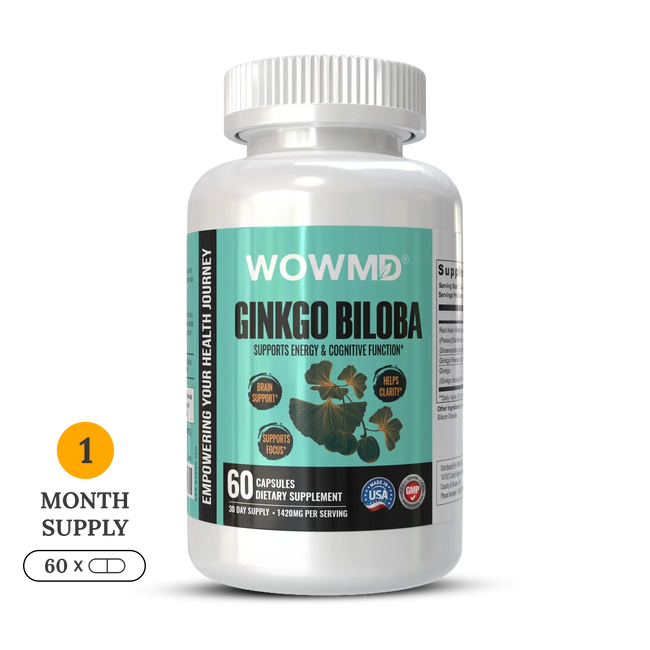 Ginkgo biloba bottle 1