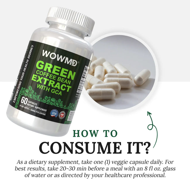 Green coffee bean dosages