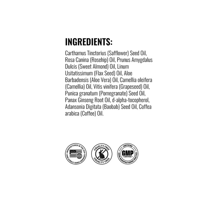 Gua sha face oil ingredient