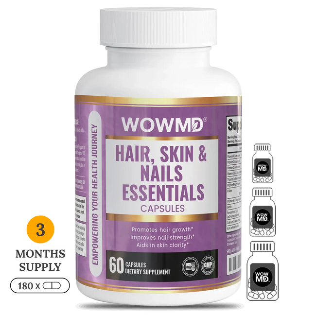 Hair skin and nails essentials bottle 3