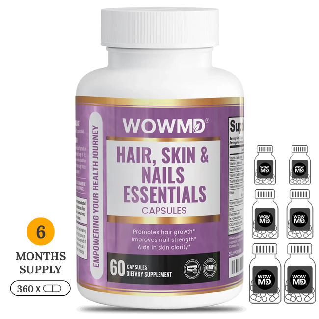 Hair skin and nails essentials bottle 6