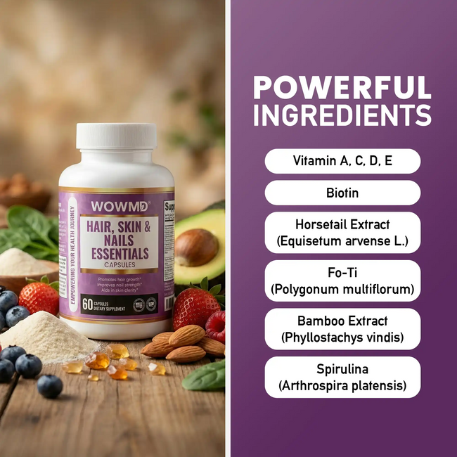 Hair skin and nails essentials ingredient