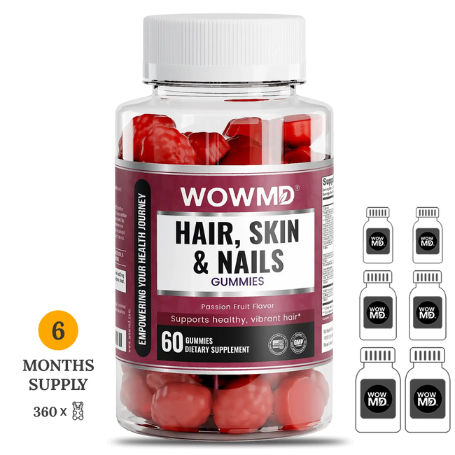 Hair skin and nails gummies 3