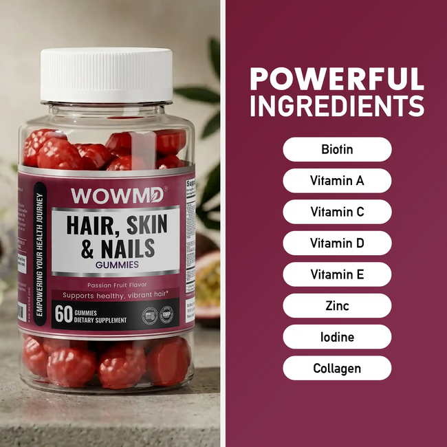 Hair skin and nails gummies ingredient