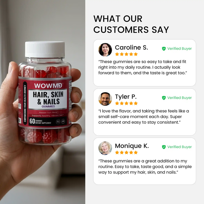 Hair skin and nails gummies review