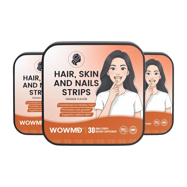 Hair skin and nails strips 3