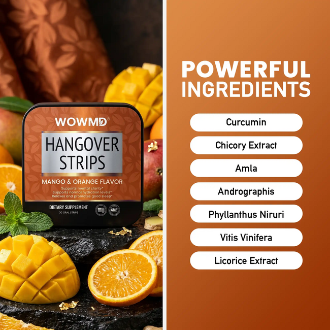 Hangover strips ingredient