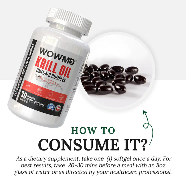 Krill oil omega 3 complex dosages