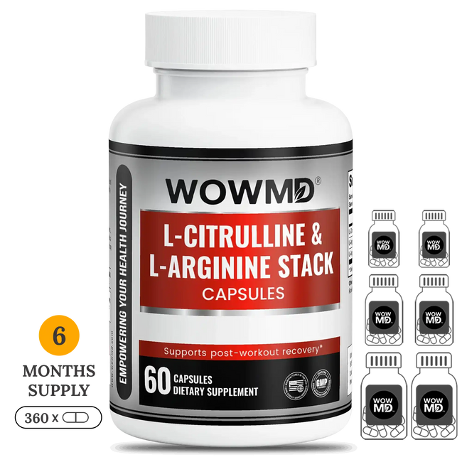 L citrulline and l arginine stack bottle 6