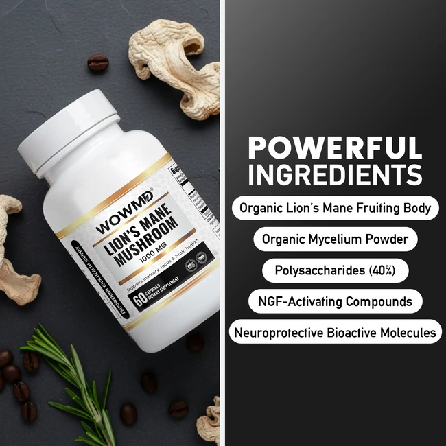 Lions mane mushroom ingredient