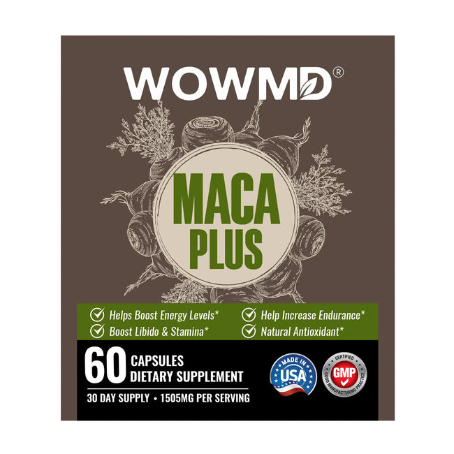 Maca plus label