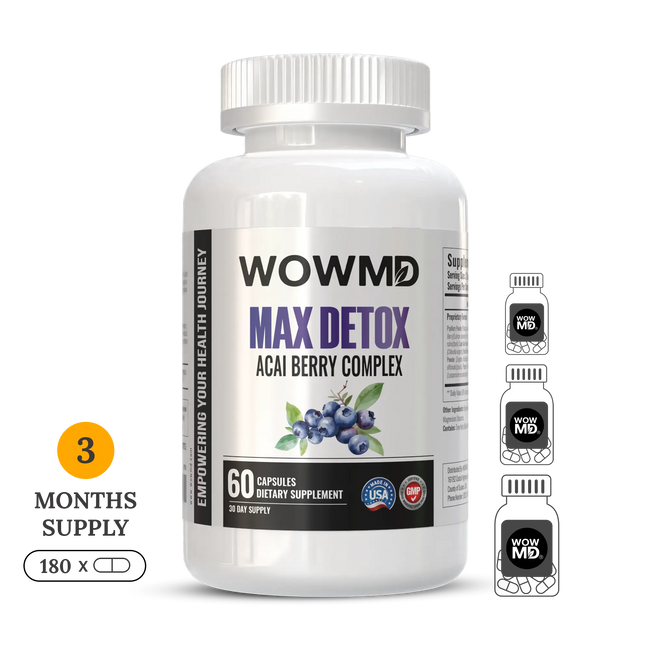 Max detox acai berry complex  bottle 3