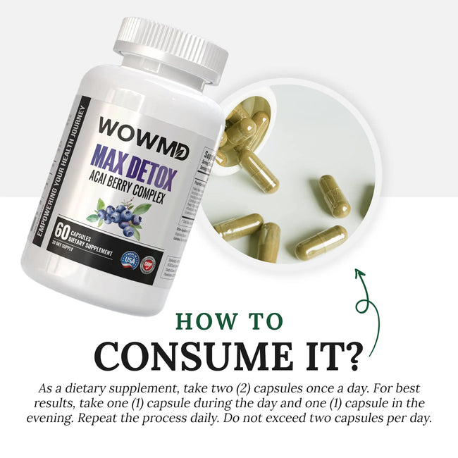 Max detox acai berry complex dosages