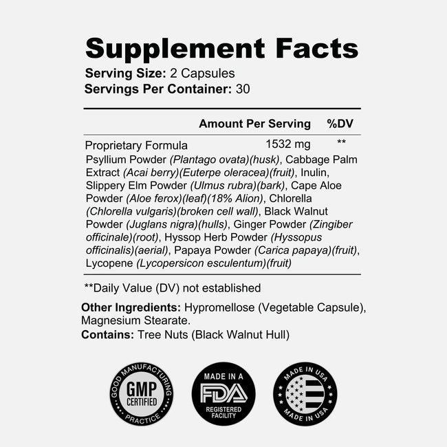 Max detox acai berry complex ingredients