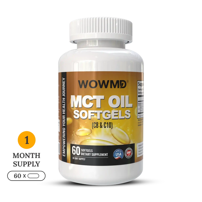 Mct oil softgel bottle 1