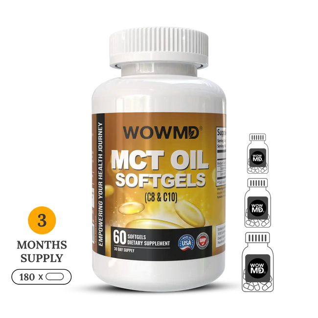 Mct oil softgel bottle 3