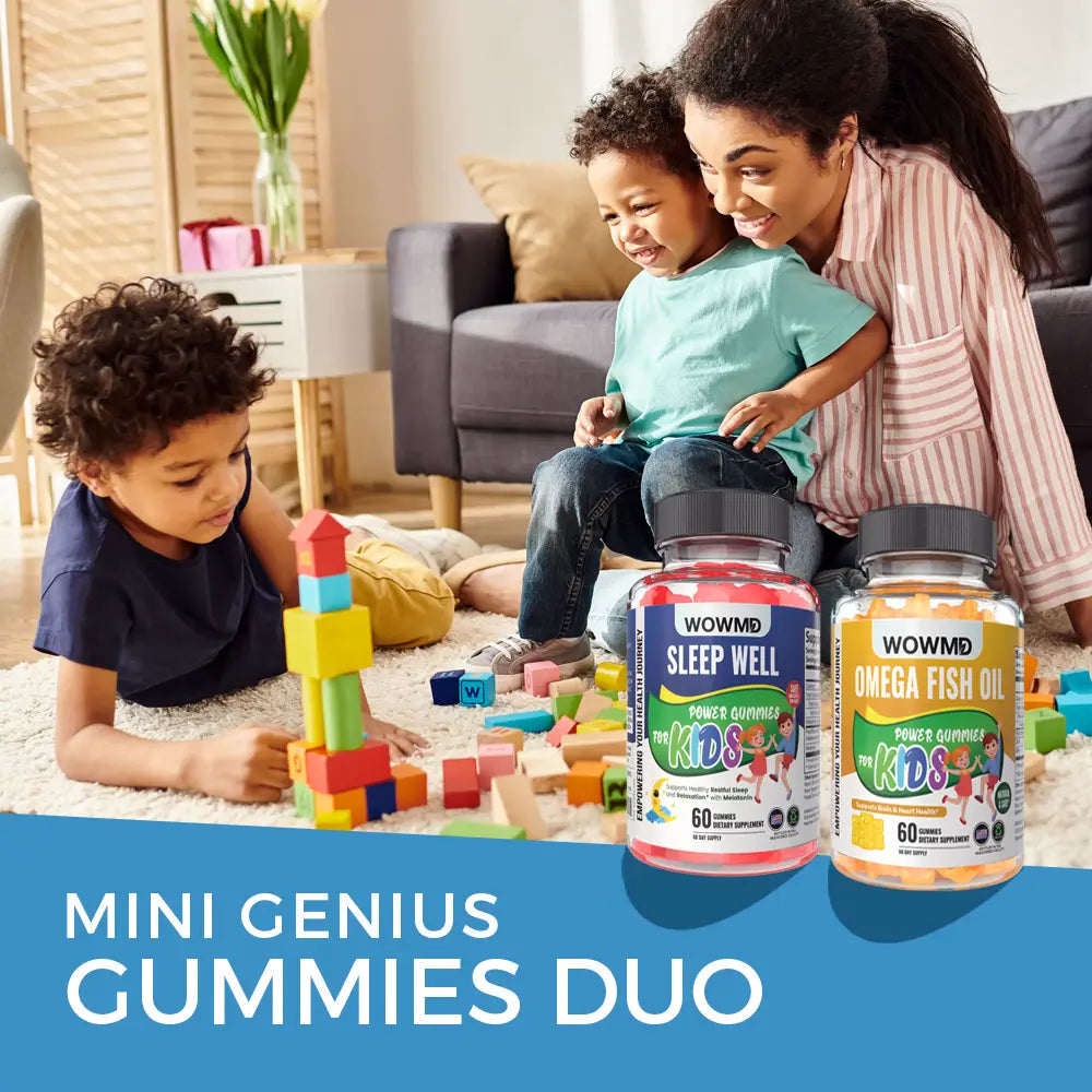 Buy Mini Genius Gummies Duo – Sleep + Omega-3 Gummies for Calm & Focus