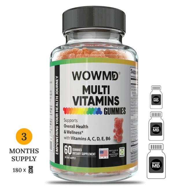 Multivitamin gummies bottle 3