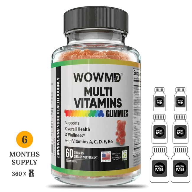 Multivitamin gummies bottle 6