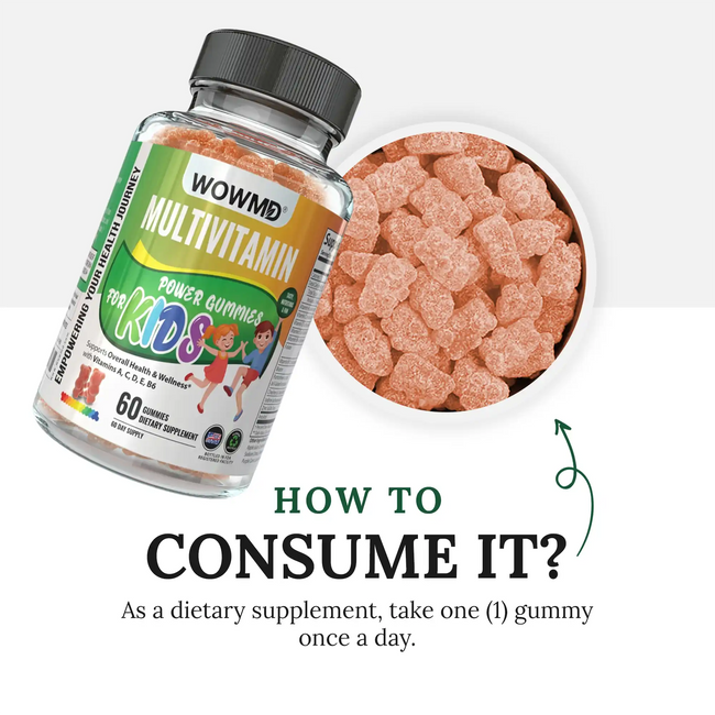 Multivitamin gummies kids dosages